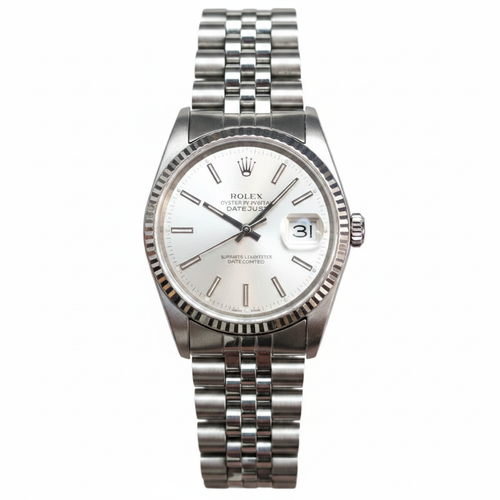Rolex Datejust Silver Dial Refined
