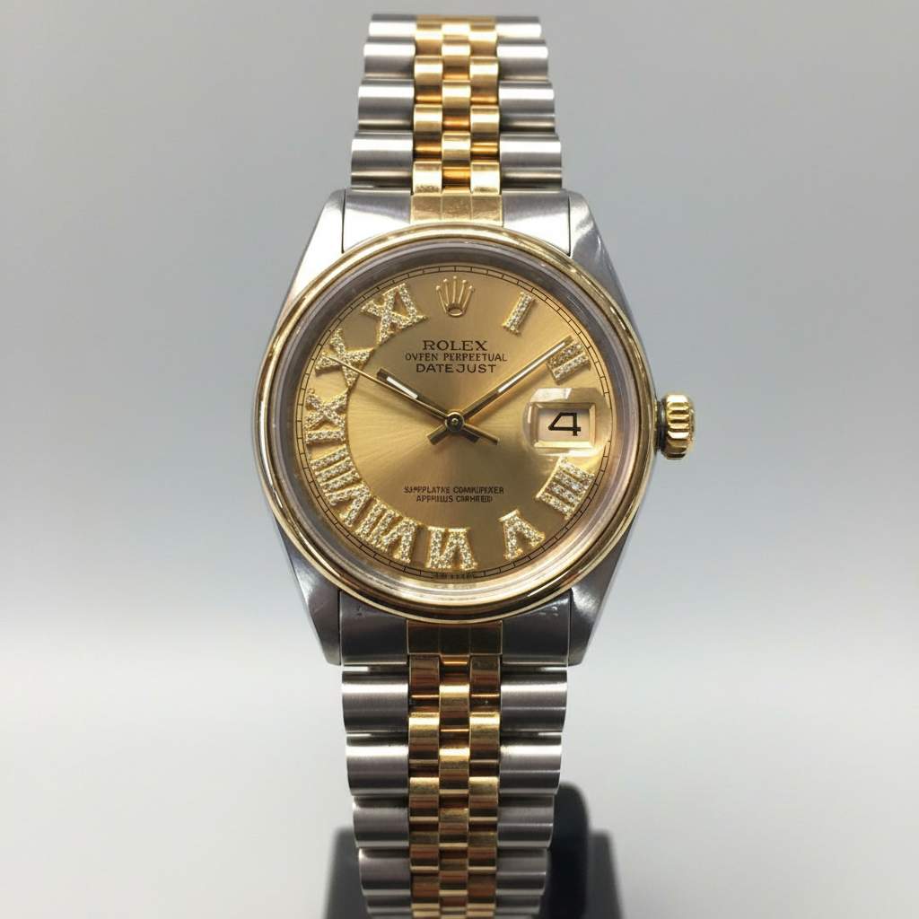 Rolex Datejust Two-Tone High Polish Bezel