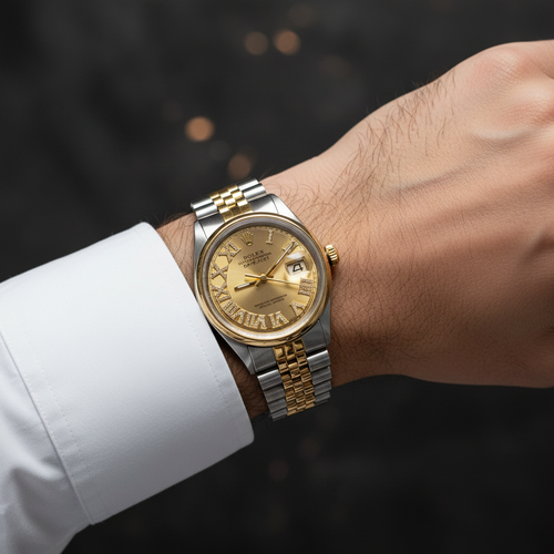 Rolex Datejust Two-Tone on Wrist