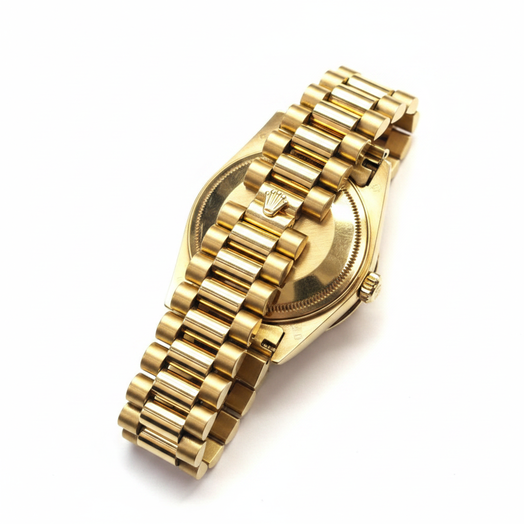 Rolex Day-Date Gold Caseback Enhanced